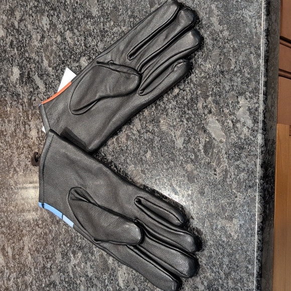 Ladies Leather Mondrian The Met Gloves Size L - Picture 5 of 7